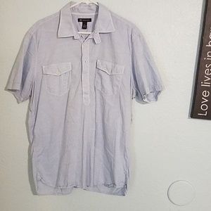 Light blue pull over polo